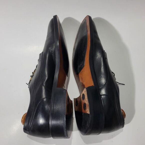 Cole Haan  Collection Mens Lace Up Dress Shoes Black Sz 12 M made in italy main image 7